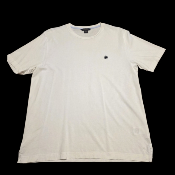 Brooks Brothers Other - Brooks Brothers Supima® Cotton Logo T-Shirt - White SZ Large 22 P2P 28.5" L